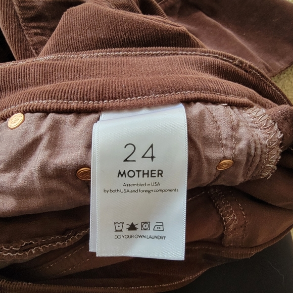 Mother Insider Crop Step Fray Umber Size 24 - Picture 10 of 12
